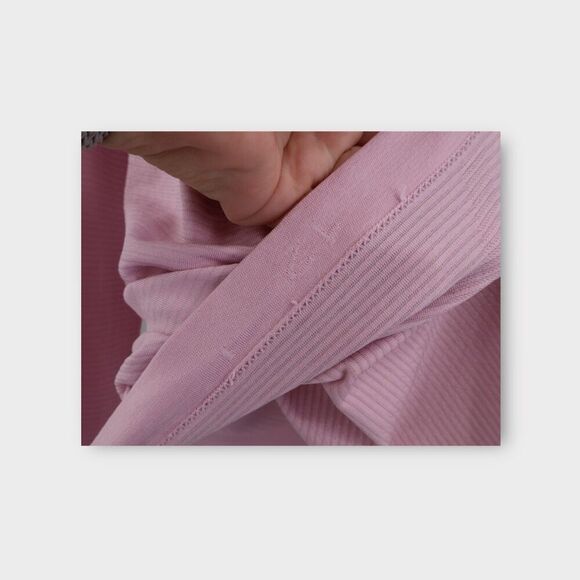 Lululemon Swiftly Tech Long Sleeve Shirt 2.0 Size 12 Pink Strawberry Milkshake - Picture 9 of 9